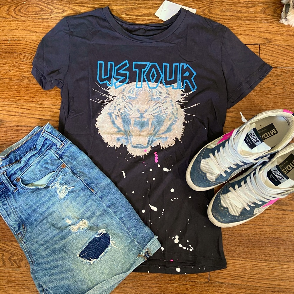 NWT Chaser Paint Splatter Tiger US TOUR
